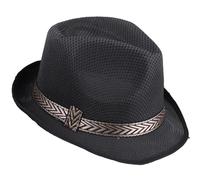 Sombrero de jazz al aire libre para hombres y mujeres, color sólido, sombrero de ala enrollada, sombreros fedoras vintage estilo británico, cómodo gorro de bolos decorado con corbata, gorra de vaquero