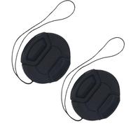 Sombrero de lente de cámara compatible con rosca, estructura de montaje rápido que utiliza almohadilla de pegamento, de lo contrario, ciclo de cable para una seguridad segura, impermeable, resistente
