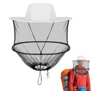 Sombrero de Mosquitera, Sombrero Antimosquito, Sombrero De Velo De Apicultor De Apicultura, Mosquitero Sombrero de Pesca, Mosquito Head Net Foldable Hat, para Pesca Cámping, Jardinería, Senderismo (A)