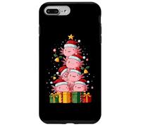Sombrero de Navidad con diseño de árbol de Navidad, Color Rosa Carcasa para iPhone 7 Plus/8 Plus