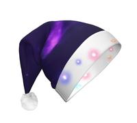Sombrero de Navidad con diseño de galaxia mágica, sombrero festivo para adultos, sombrero de fiesta para celebración de Navidad