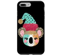 Sombrero de Navidad con diseño de Koala caprichoso Carcasa para iPhone 7 Plus/8 Plus