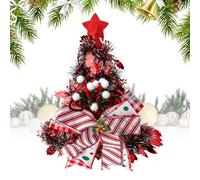 Sombrero De Navidad Con Lazo - Decoraciones Divertidas Multifuncionales Con Lazo | Sombrero De Estilo Navideño | Para Hogar Apartamento Residencia Oficina Escuela Fiesta de Vacaciones de Invierno