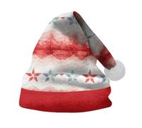 Sombrero de Navidad con temática de Navidad, para adultos, para niños, grueso, para fiestas de Navidad, doble SI Ded Velvet Hat Piloto (D, 6-12 años)