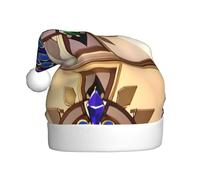 Sombrero de Navidad de felpa para adultos, cuadro aborigen de WHJSHOP suave y cómodo para fiestas, bailes, Halloween