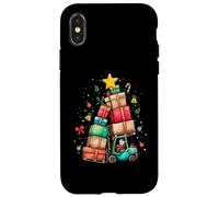 Sombrero de Navidad para árbol de Navidad, Regalo para Conductor de Operador de Carretilla elev Carcasa para iPhone X/XS