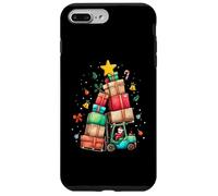 Sombrero de Navidad para árbol de Navidad, Regalo para Conductor de Operador de Carretilla elev Carcasa para iPhone 7 Plus/8 Plus
