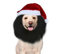 Sombrero de Navidad para perros - Sombrero gracioso para fiestas navideñas - Disfraz para mascotas para vacaciones de invierno cumpleaños familia niños niñas ocasiones festivas