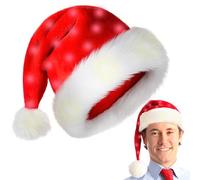 Sombrero de Navidad, sombrero que cambia de color, sombrero de Navidad clásico, sombrero navideño para adultos, niños