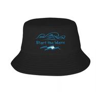 ¡Sombrero de Navidad Unisex Hermoso Comienzo de la Ola! Diseño de Gorro de Cubo con Visor térmico Fiesta de Moda Gorra táctica Militar de béisbol para Hombres Regalo de Moda Femenino