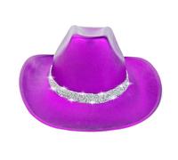 Sombrero de occidental, sombrero de cosplay | Cosplay Disfraz Glitter Disco Outfit,Juegos clásicos de rol de sombrero para Halloween, Performance, Role Play,