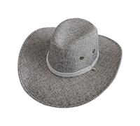Sombrero de Paja para Mujer ala Ancha Secado Rápido Sombreros Divertida Ultraligero Visor Cap Floppy Roll Up Clásica Gorra Senderismo Bucket Unisex Hat (Grey, One Size)