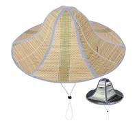 Sombrero de Paja para Mujer,Plegable y Transpirable - Sombrero de Sol para Hombre de,para Verano, Agricultura, Jardinería, Ciclismo, Hombres, Mujeres, Agricultores y