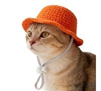 Sombrero de paja para perro, divertido traje de paja transpirable y ligero | Sombrero de cubo para gato, para vacaciones, cumpleaños, Halloween, hogar, Año Nuevo, , jardín, uso diario al aire