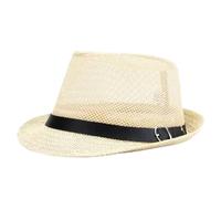 Sombrero de paja Sombrero De Paja Con Visera Transpirable Malla Hueca, Gorra Verano Al Aire Libre Color Sólido Vintage, Sombreros For Hombres(Picture color-03)