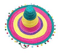 Sombrero de paja transpirable para carnavales al aire libre, playa, vacaciones, festivales de música, fotografía, festivales culturales, B, Talla única