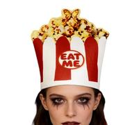 Sombrero de Palomitas de Maíz Gorra De Cosplay Con Estampado De Palomitas