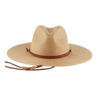 Sombrero de Panamá para Mujer Hombre Sombreros de Paja de ala Ancha UPF 50+ Sombrero de Sol de Verano Gorra de Playa Fedora Trilby (FR/ES, Letras, Talla única, Caqui)