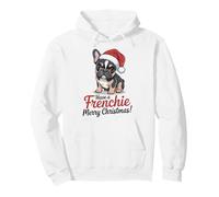 Sombrero de Papá Noel Bulldog Francés Have a Frenchie Merry Christmas Sudadera con Capucha