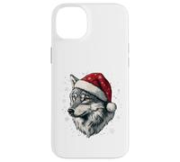 Sombrero de Papá Noel de Lobo Divertido y Lindo Amante de los Carcasa para iPhone 14 Plus