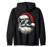 Sombrero de Papá Noel de Moda con Barba y Sombras para Navidad Sudadera con Capucha