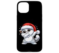 Sombrero de Papá Noel exótico de Pelo Corto para Navidad Carcasa para iPhone 15 Plus