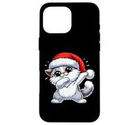 Sombrero de Papá Noel exótico de Pelo Corto para Navidad Carcasa para iPhone 16 Pro MAX