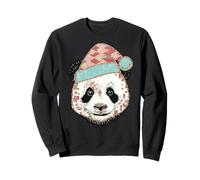 Sombrero de Papá Noel Panda Cozy Vibes de Invierno Sudadera