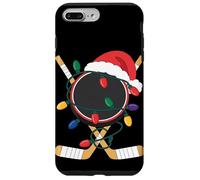 Sombrero de Papá Noel para jugador de hockey Carcasa para iPhone 7 Plus/8 Plus