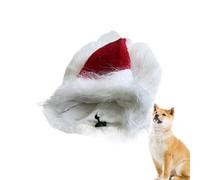 Sombrero de Papá Noel para perro, bonito sombrero de Navidad para perro, disfraz para días de invierno, noche, al aire libre, familia, amigos, jóvenes, adolescentes, niñas, niños, novia