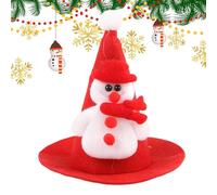 Sombrero de Papá Noel para perro, festivo, ajustable, lindo y divertido, sombrero de disfraz de gato puntiagudo, para fiesta de dragón barbudo mediano, grande, pequeño, fiesta de invierno, celebración