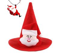 Sombrero de Papá Noel para perro, gorro divertido ajustable de Navidad, disfraz festivo para mascotas, sombrero de invierno, para gatitos pequeños y medianos, cachorros, hámster, lagarto, dragón