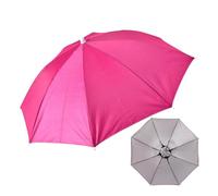 Sombrero de paraguas | Paraguas de protección solar manos libres | Plegable impermeable para camping, , jardinería, playa, senderismo, deportes, golf, adultos, niños, mujeres, protección UV