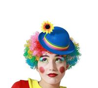 BigBuy Carnival- Payaso Sombrero, Multicolor, Medium (S1131804)