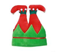 Sombrero de payaso para adultos para Navidad, divertido para vacaciones, accesorio de disfraz que trae alegría a las celebraciones de temporada (2)