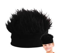 Sombrero De Peluca Hip-hop - Sombrero De Puntiagudo De Punto Estilo Realista | Accesorio Elástico De Corto, Ideal Para Cosplay O Uso Diario, Añade Un Toque Único A Tu