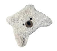 Sombrero de peluche de oso de dibujos animados, gorro ajustable, unisex, moda, cálido, cálido, hermoso, para adultos y niños, oso, beige, Talla única