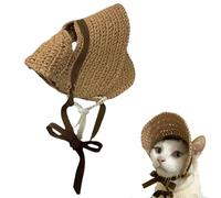 Sombrero de perro - Gorro refrescante para cachorros, sombrero para el sol para gatos | moda pequeños cascos para perros de razas pequeñas, protección solar perfecta hoy en día, sombrero de paja