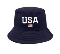 Sombrero de pesca para mujer, piel 4 de julio Independence Day American Honors, para adultos, unisex, para pesca, sombrero para el sol, color negro, gorro de baño para mujer, pelo largo, marine, Talla