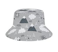 Sombrero de Pescador Bear Buddies Estampado Moda Unisex Packable Travel Sun Caps Adolescentes Mujeres Hombres Novedad Sombreros al Aire Libre