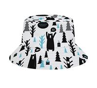 Sombrero de Pescador Bear Buddies Estampado Moda Unisex Packable Travel Sun Caps Adolescentes Mujeres Hombres Novedad Sombreros al Aire Libre