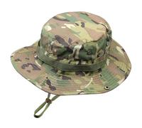 Sombrero de Pescador Camuflaje Plegable, Tactico Militar Boonies Sombreros Camuflaje Redondo Hat Anti-UV para Pescar Camping Paintball Deportes