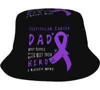 Sombrero De Pescador Cánceres Testiculares Papá La Mayoría De Las Personas Nunca Conocen A Su Héroe Yo Crié Al Mío Bucket Hat Cómodo Gorro Pescador Colores Sombreros De Cubo