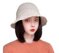Sombrero de pescador casual con extensiones de pelo para cola de caballo para cosplay, ropa de calle, sombrero de sol, accesorios para fotos