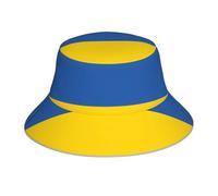 Sombrero de pescador con estampado de bandera de Ucrania para hombres y mujeres, sombrero de pescador de verano, golf, pesca, divertido boonie de vacaciones al aire libre para hombres y mujeres, color