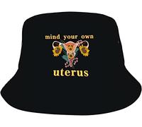 Sombrero De Pescador Cuida Tu Propio Útero Pro Elección Feministas Derechos De Las Mujeres Sombreros De Sol Moda Sombreros De Cubo Plegable Bucket Hat para Senderismo Playa Camping