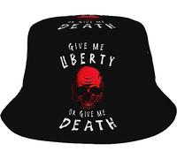 Sombrero De Pescador Dame Libertad O Dame Muerte Sombreros De Cubo Colores Bucket Hat Cómodo Gorro Pescador para Senderismo Camping Viaje