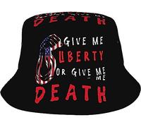 Sombrero De Pescador Dame Libertad O Dame Muerte Sombreros De Cubo Unisex Sombreros De Sol Colores Bucket Hat para Caza Viaje Camping