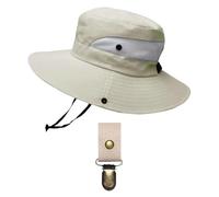 Sombrero De Pescador De 1 Pieza, Clip para Sombrero De 1 Pieza, Sombrero De Moda para Mujer, Accesorios De Protección UV, Sombrero para El Sol para Deportes Al Aire Libre