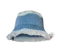 Sombrero de pescador de vaquero retro japonés para el gran alrededor del cubo, sombrero de platillo para hacer protector solar viejo y protector solar para la cara, sombrero pequeño sombrero de sol